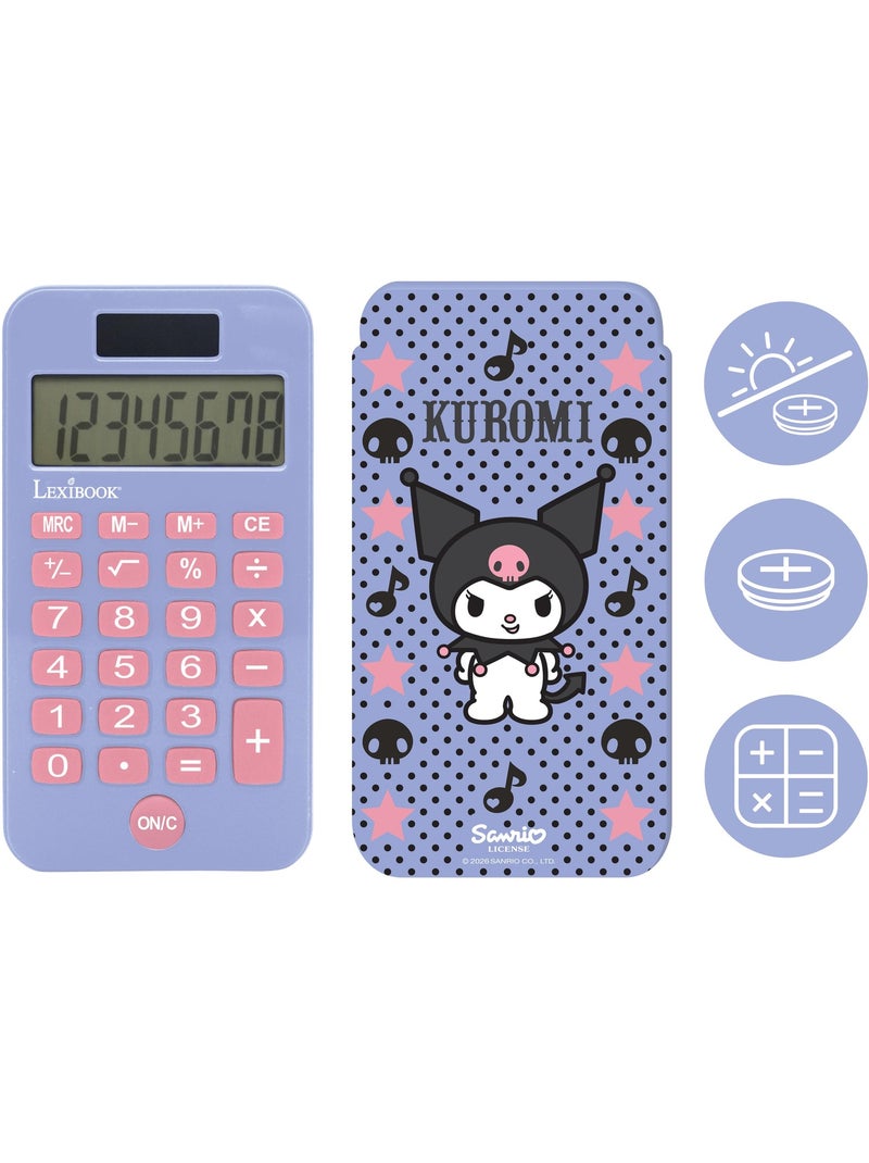 Calculatrice de poche kuromi Violet - Kiabi
