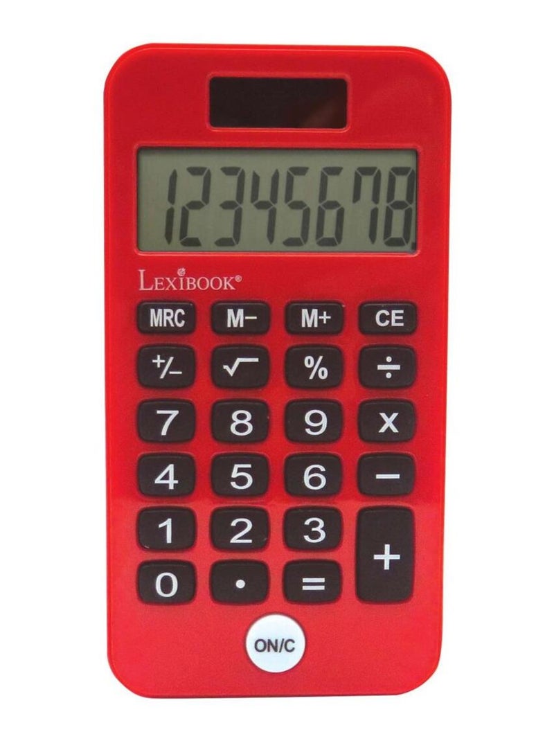 Calculatrice de poche miraculous Rouge - Kiabi