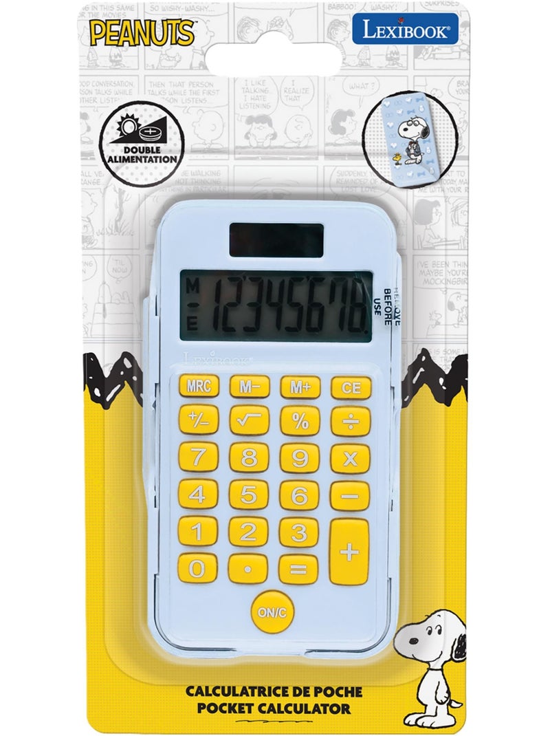Calculatrice de poche snoopy Bleu - Kiabi