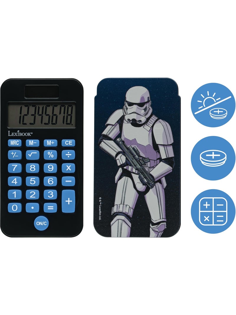 Calculatrice de poche star wars Noir - Kiabi