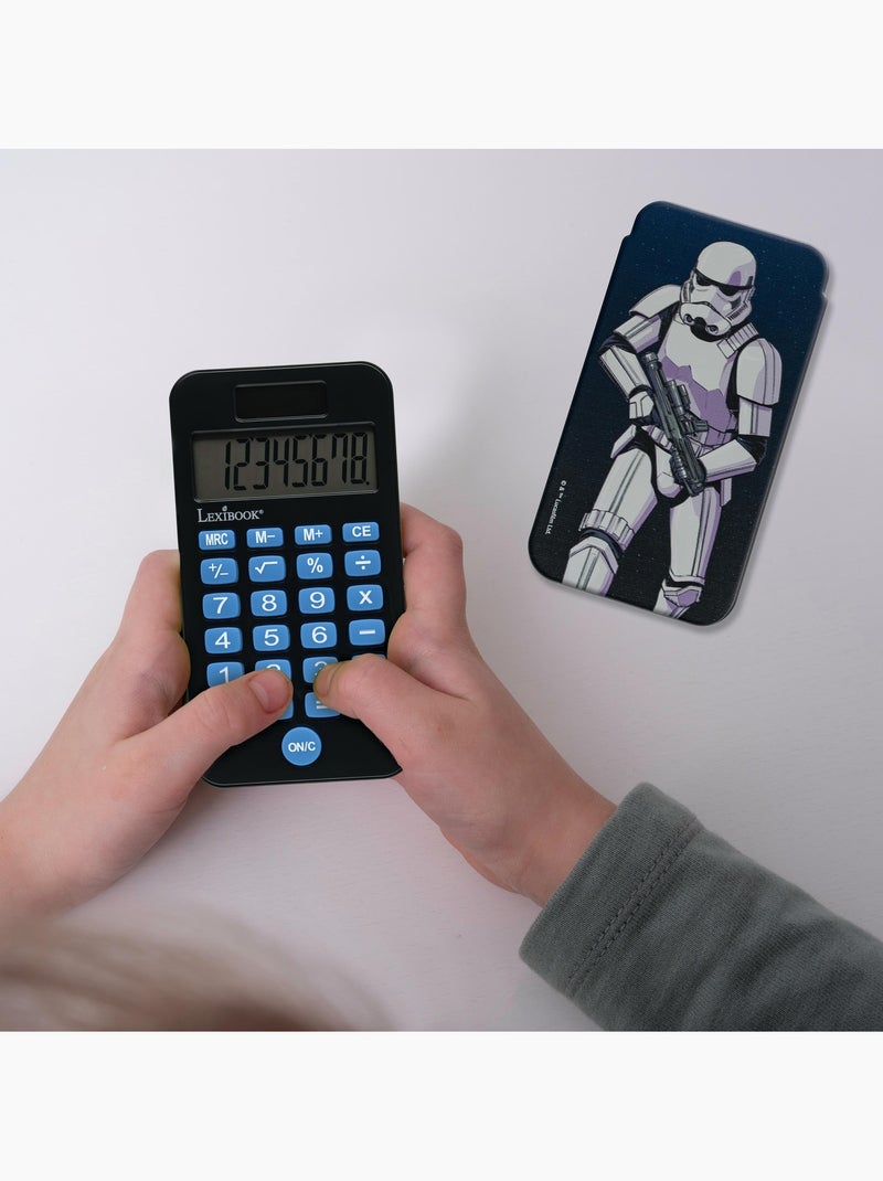 Calculatrice de poche star wars Noir - Kiabi