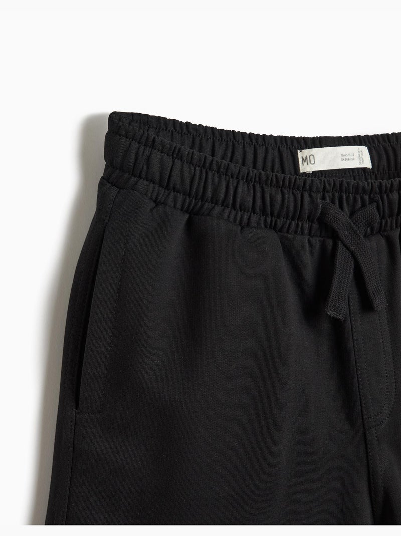Calgões de felpa cargo, mo fashion Noir - Kiabi