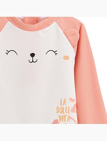 Calvi tweedelig babyzwempak met uv-beschermend t-shirt en broekje