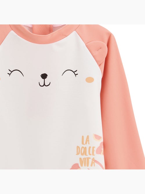 Calvi tweedelig babyzwempak met UV-beschermend T-shirt en broekje - Kiabi