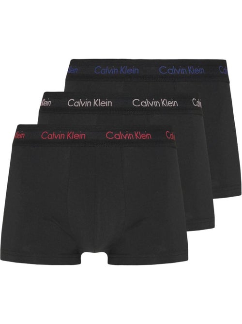 Calvin Klein Boxershorts Heren Zwart - 3-pack Low Rise Trunks 0000U2664G - Kiabi Calvin Klein Boxershorts Heren Zwart - 3-pack Low Rise Trunks 0000U2664G - Kiabi
