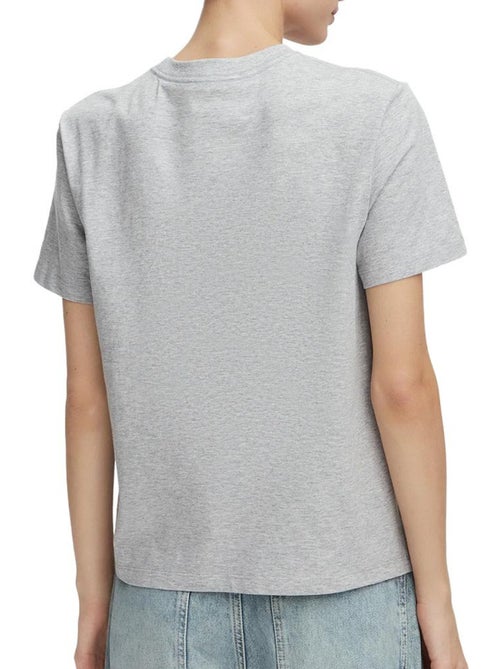Calvin Klein Classic Seasonal Grijs T-shirt voor Dames - Kiabi Calvin Klein Classic Seasonal Grijs T-shirt voor Dames - Kiabi