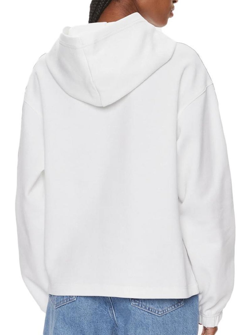 Calvin klein dames sweatshirt wit met elastisch logo Wit - Kiabi