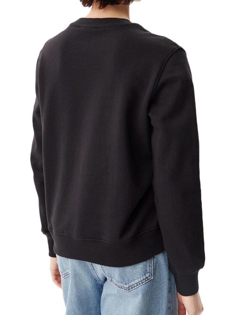 Calvin Klein Dames Zwarte Sweatshirt met Gradiënt Monologo Zwart - Kiabi