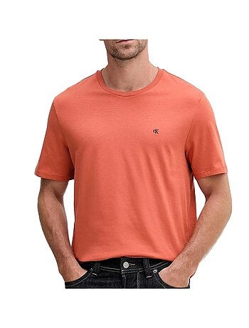 Calvin klein smooth t-shirt voor heren - blauw