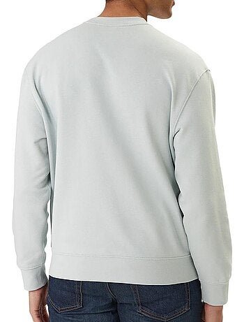 Calvin klein jeans heren sweater geel ls 350terry
