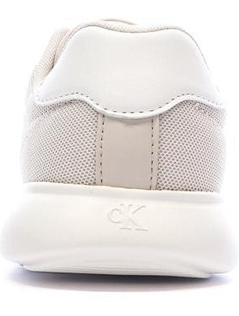 Calvin klein jeans 3 eva lichtgrijze dames sneakers