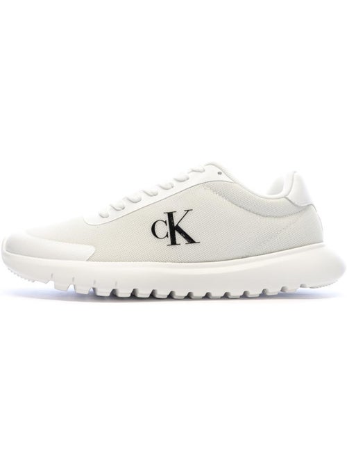 Calvin Klein Jeans 3 Eva Witte Dames Sneakers - Kiabi Calvin Klein Jeans 3 Eva Witte Dames Sneakers - Kiabi