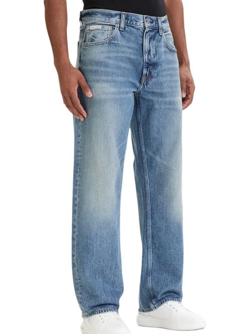 Calvin Klein Jeans 90s Andrew Straight Fit Heren Jeans - Blauw - Kiabi