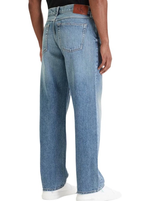 Calvin Klein Jeans 90s Andrew Straight Fit Heren Jeans - Blauw - Kiabi