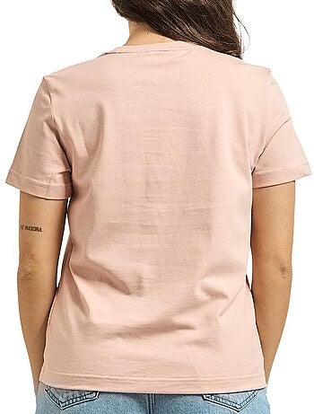 Calvin klein jeans archive t-shirt voor dames met roos