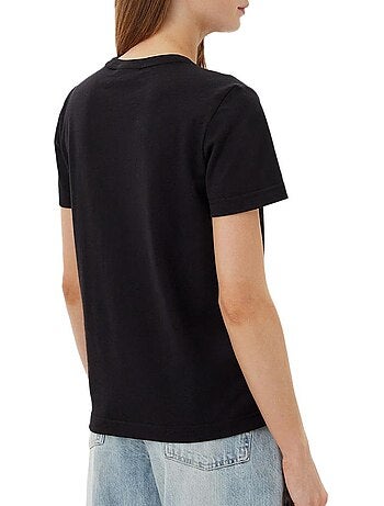 Calvin klein jeans archive zwart t-shirt voor dames