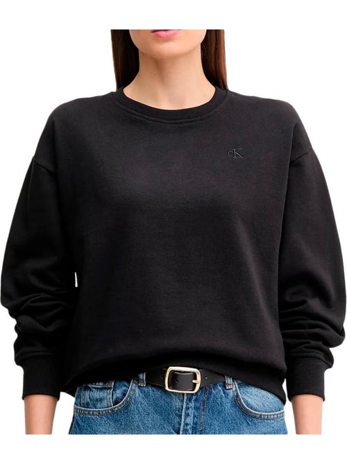Calvin Klein Jeans Archive Zwarte Damessweater - Kiabi Calvin Klein Jeans Archive Zwarte Damessweater - Kiabi