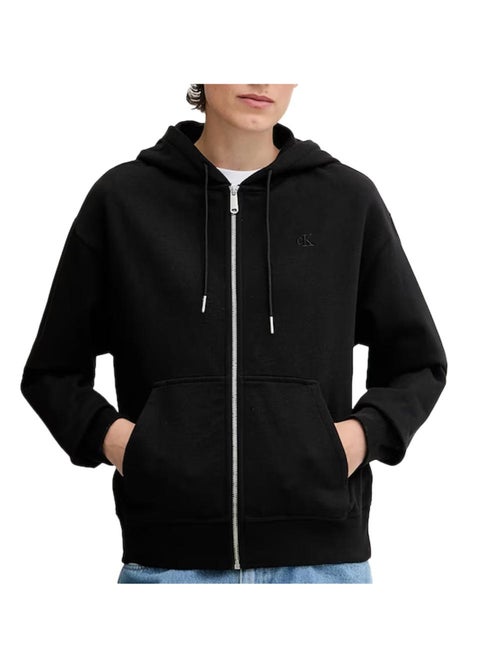 Calvin Klein Jeans Archive Zwarte Hoodie met Rits voor Dames - Kiabi Calvin Klein Jeans Archive Zwarte Hoodie met Rits voor Dames - Kiabi