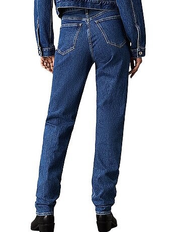 Calvin klein jeans authentiek slim fit dames jeans blauw