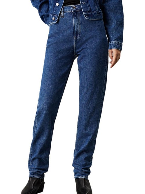 Calvin Klein Jeans Authentiek Slim Fit Dames Jeans Blauw - Kiabi Calvin Klein Jeans Authentiek Slim Fit Dames Jeans Blauw - Kiabi