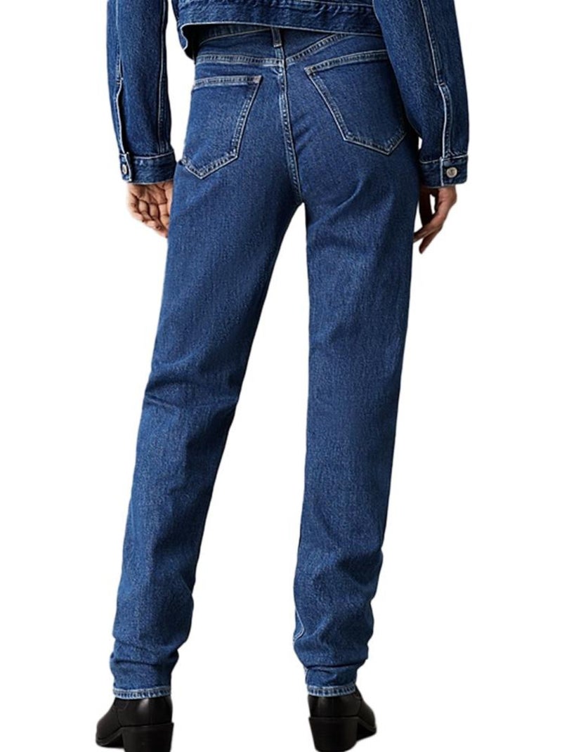 Calvin Klein Jeans Authentiek Slim Fit Dames Jeans Blauw Blauw - Kiabi