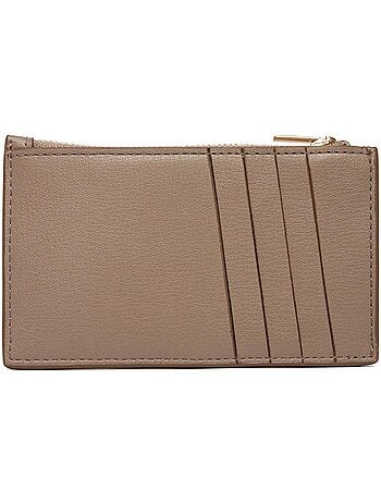 Calvin klein jeans beige dames portemonnee met ritssluiting