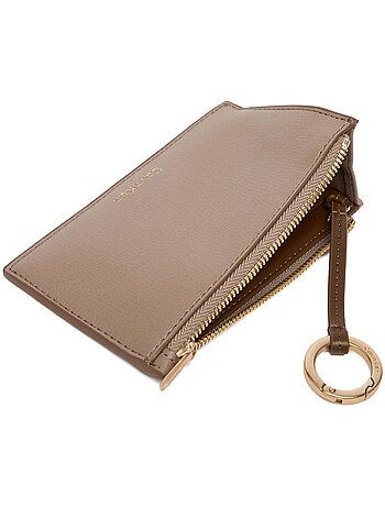 Calvin klein jeans beige dames portemonnee met ritssluiting