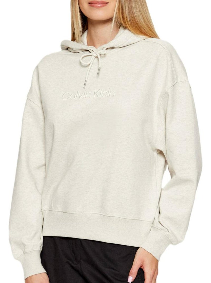 Calvin Klein Jeans Beige Hoodie voor Dames Beige - Kiabi