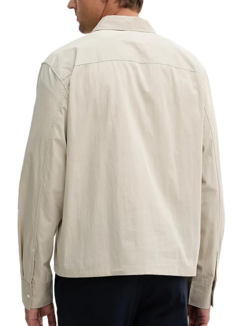 Calvin Klein Jeans Beige Nylon Overhemd voor Heren Beige - Kiabi