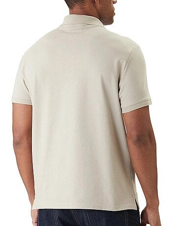 Calvin klein jeans beige polo heren - verfijnde stijl