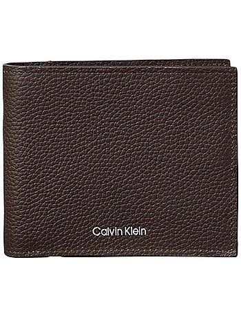 Calvin klein jeans billfold portemonnee voor heren - bruin