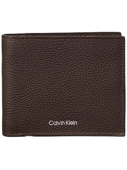 Calvin Klein Jeans Billfold Portemonnee voor Heren - Bruin - Kiabi Calvin Klein Jeans Billfold Portemonnee voor Heren - Bruin - Kiabi