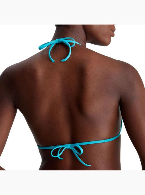 Calvin Klein Jeans Blauwe Triangel Bikini Top voor Dames - Kiabi Calvin Klein Jeans Blauwe Triangel Bikini Top voor Dames - Kiabi