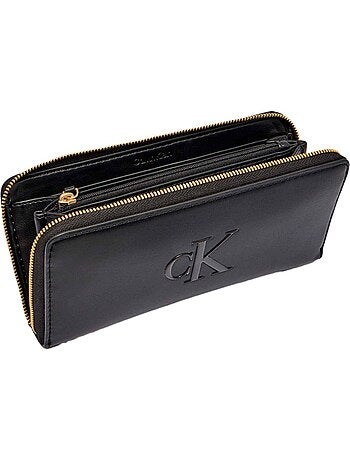 Calvin klein jeans bold heren portemonnee zwart