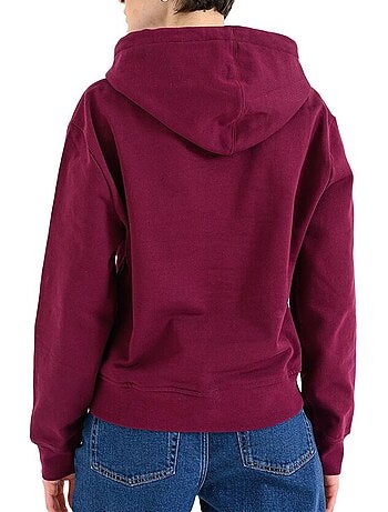 Calvin klein jeans bordeaux dames sweatshirt lv047c224g