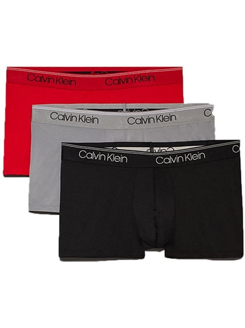 Calvin Klein Jeans Boxershorts (3-pack) Rood/Grijs/Zwart - Kiabi
