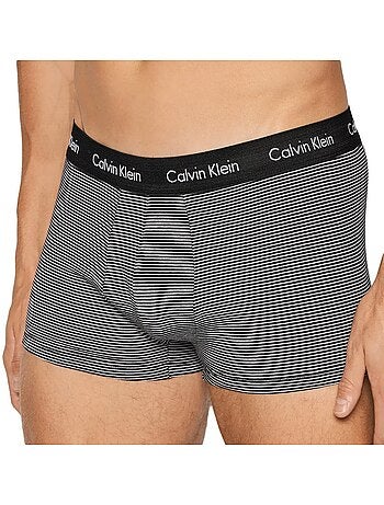Calvin Klein Jeans Boxershorts Heren Zwart/Wit - 3-pack Trunks