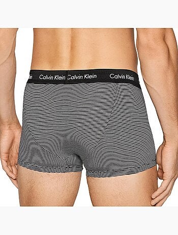 Calvin Klein Jeans Boxershorts Heren Zwart/Wit - 3-pack Trunks