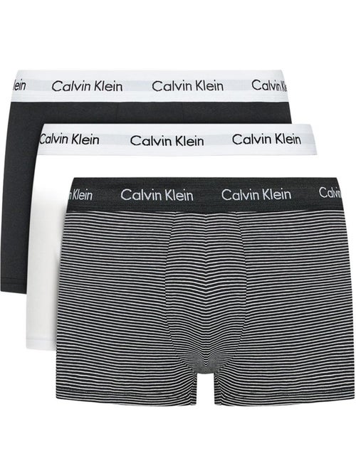Calvin Klein Jeans Boxershorts Heren Zwart/Wit - 3-pack Trunks - Kiabi