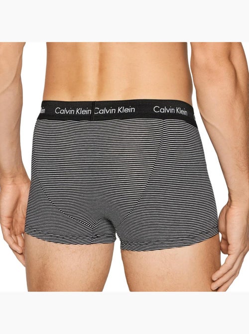 Calvin Klein Jeans Boxershorts Heren Zwart/Wit - 3-pack Trunks - Kiabi