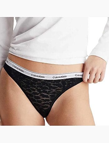 Calvin klein jeans braziliaanse tanga slip zwart voor dames