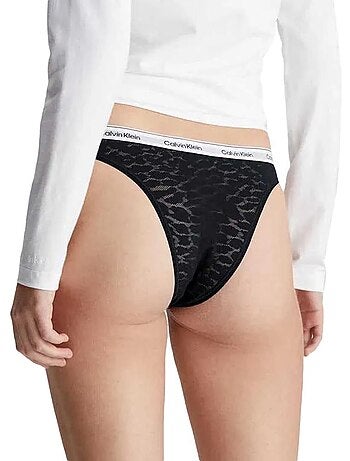 Calvin klein jeans braziliaanse tanga slip zwart voor dames