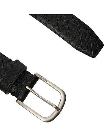 Calvin klein jeans casual heren riem zwart met gesp