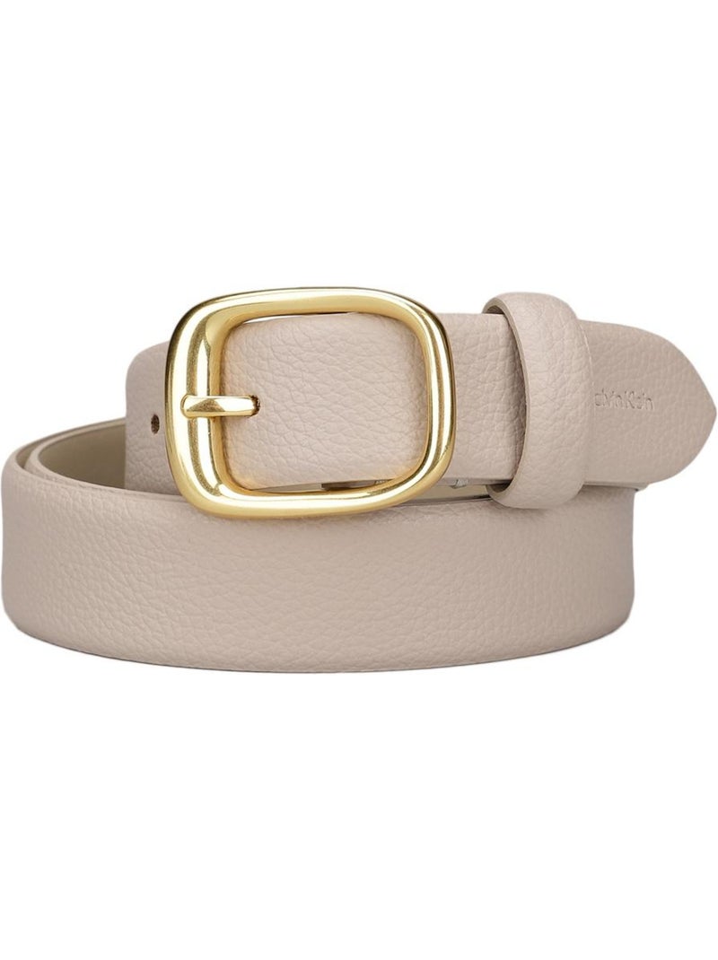Calvin Klein Jeans Chunky Beige Damesriem Beige - Kiabi