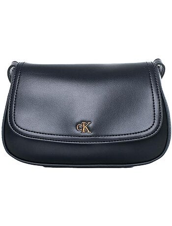 Calvin klein jeans ck flap bruine dames schoudertas