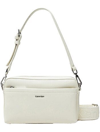 Calvin klein jeans ck must convertible ecru dames handtas