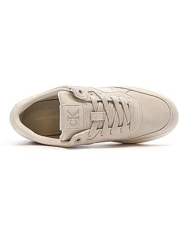 Calvin klein jeans classic cupsole greige heren sneakers