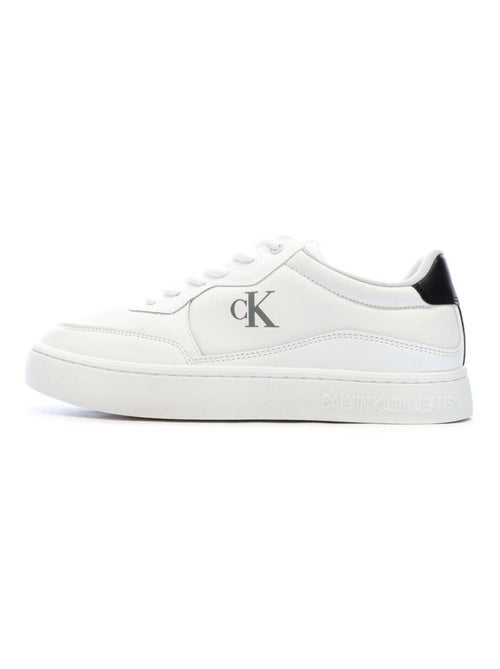Calvin Klein Jeans Classic Cupsoles Witte Heren Sneakers - Kiabi Calvin Klein Jeans Classic Cupsoles Witte Heren Sneakers - Kiabi