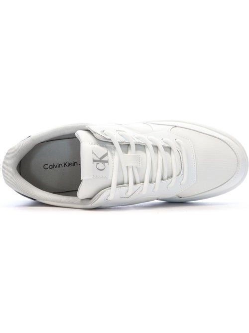 Calvin klein jeans classic cupsoles witte heren sneakers - Kiabi
