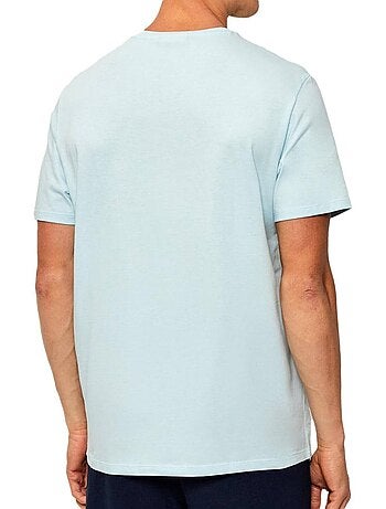 Calvin klein jeans classic lichtblauw t-shirt voor heren